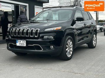 Jeep Cherokee, 2017 р., Бензин, 93 тис. км, Позашляховик / Кросовер, Чорний, Житомир AT-10415600 фото