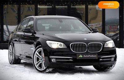 BMW 7 Series, 2012, Бензин, 2.98 л., 155 тис. км, Седан, Чорний, Київ 30156 фото