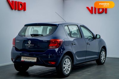 Renault Sandero, 2019, Дизель, 1.5 л., 85 тыс. км, Хетчбек, Синий, Киев 38776 фото