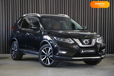 Nissan Rogue, 2017, Бензин, 2.49 л., 123 тис. км, Позашляховик / Кросовер, Чорний, Київ 46180 фото