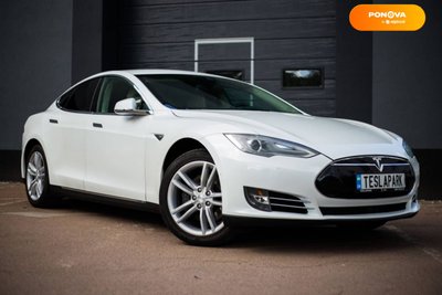 Tesla Model S, 2015, Електро, 165 тис. км, Ліфтбек, Білий, Київ 42516 фото