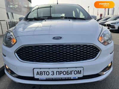 Ford KA, 2019, Бензин, 1.19 л., 86 тис. км, Хетчбек, Білий, Київ 32706 фото