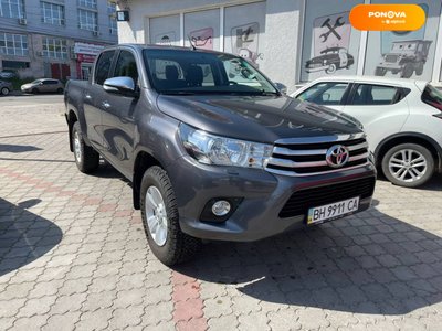Toyota Hilux, 2015, Дизель, 2.39 л., 50 тис. км, Пікап, Сірий, Одеса 42017 фото