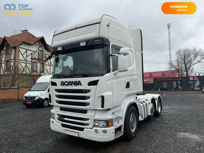 Scania R 480, 2012, Дизель, 12.74 л., 856 тис. км, Тягач, Білий, Ковель 43637 фото