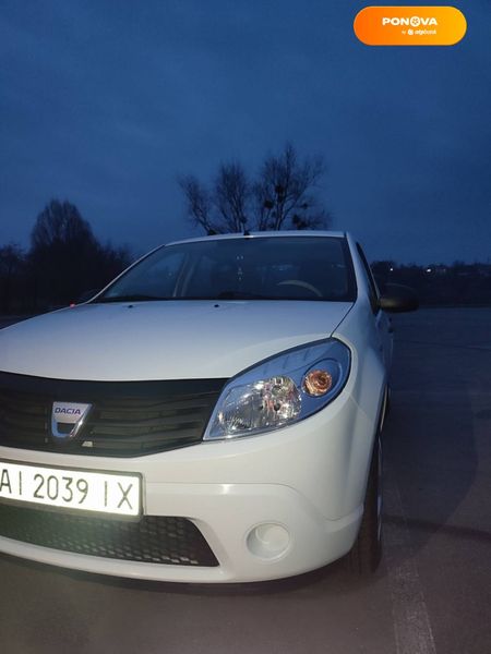 Dacia Sandero, 2011, Бензин, 1.2 л., 148 тыс. км, Хетчбек, Белый, Буча Cars-Pr-60290 фото