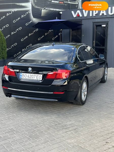 BMW 5 Series, 2012, Бензин, 2 л., 226 тыс. км, Седан, Чорный, Одесса Cars-Pr-67535 фото