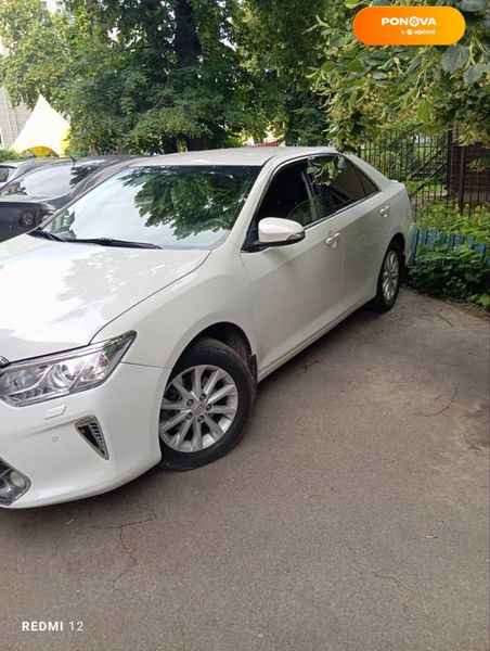 Toyota Camry, 2014, Бензин, 2.5 л., 163 тыс. км, Седан, Белый, Чернигов Cars-Pr-67189 фото