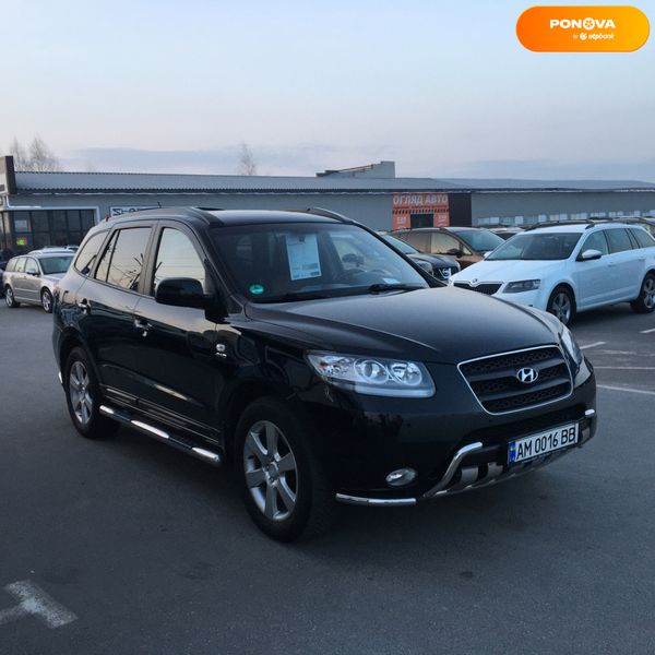 Hyundai Santa FE, 2007, Дизель, 2.2 л., 174 тыс. км, Внедорожник / Кроссовер, Чорный, Житомир 23047 фото