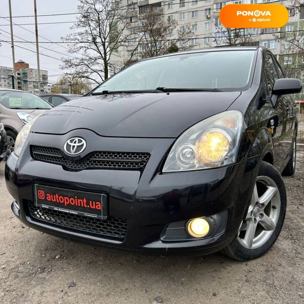 Toyota Corolla Verso, 2007, Дизель, 2.23 л., 178 тыс. км, Минивен, Чорный, Сумы 38984 фото