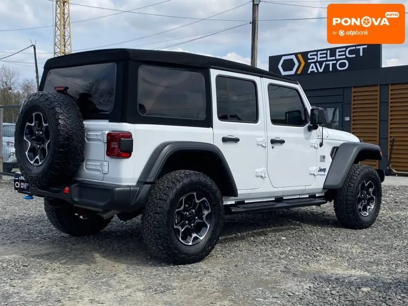 Jeep Wrangler, 2022 р., Гібрид (HEV), 32 тис. км, Позашляховик / Кросовер, Білий, Львів AT-10400658 фото