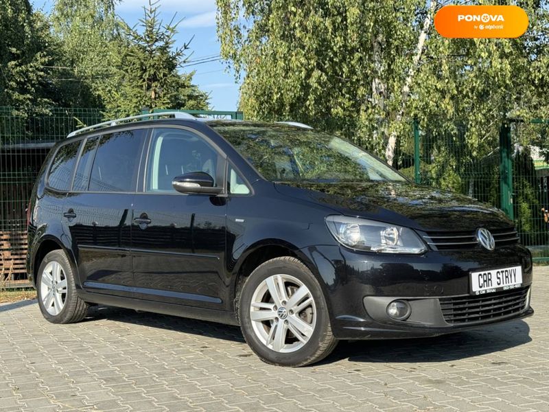 Volkswagen Touran, 2012, Дизель, 1.6 л., 237 тис. км, Мінівен, Чорний, Стрий 109375 фото