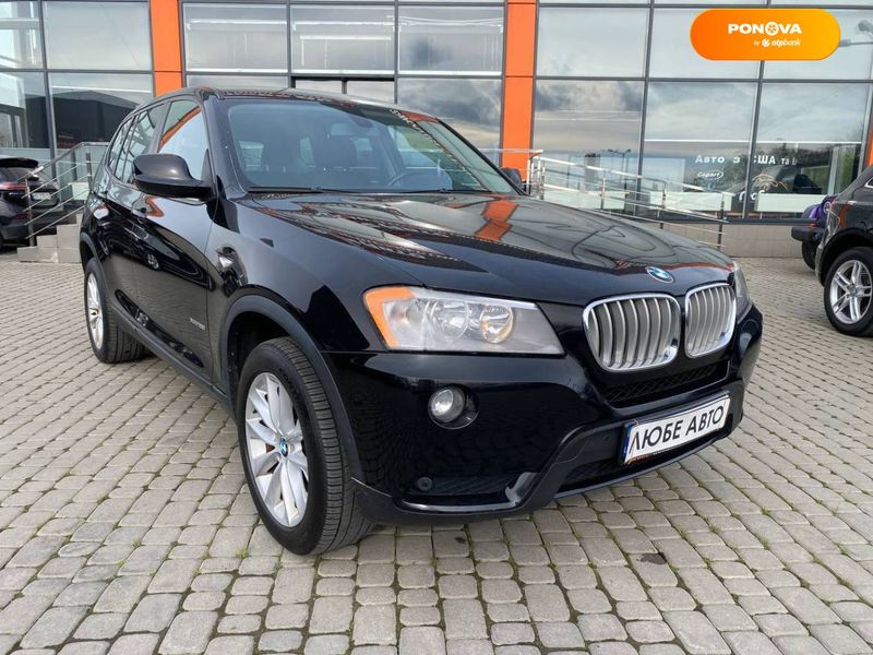 BMW X3, 2013, Бензин, 2 л., 191 тис. км, Позашляховик / Кросовер, Чорний, Львів 38402 фото