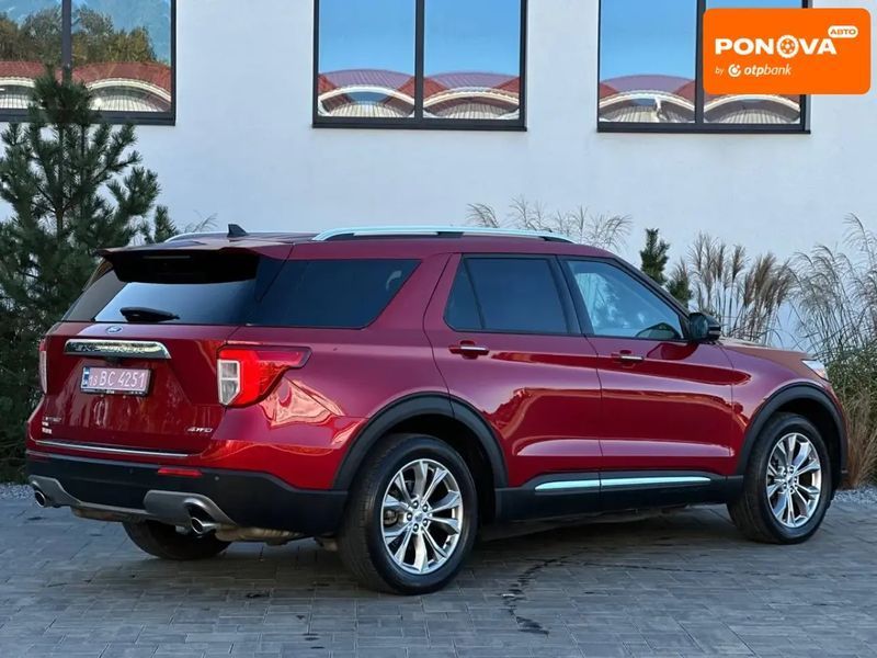Ford Explorer, 2021 р., Бензин, 158 тис. км, Позашляховик / Кросовер, Червоний, Луцьк AT-10405664 фото