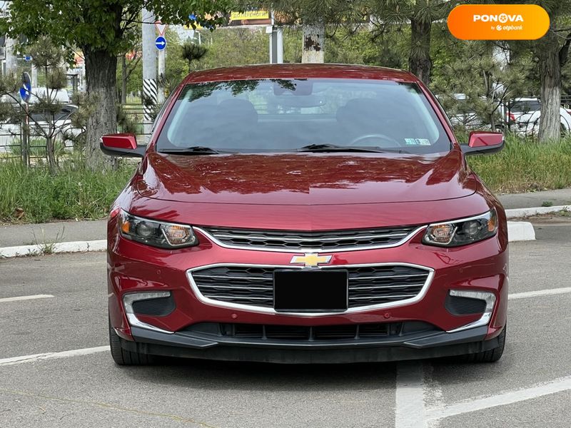 Chevrolet Malibu, 2016, Гібрид (HEV), 1.8 л., 77 тис. км, Седан, Червоний, Одеса 39087 фото