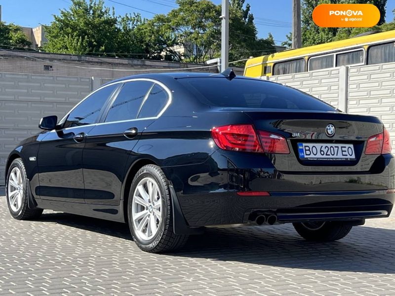 BMW 5 Series, 2012, Бензин, 2 л., 226 тис. км, Седан, Чорний, Одеса Cars-Pr-67535 фото