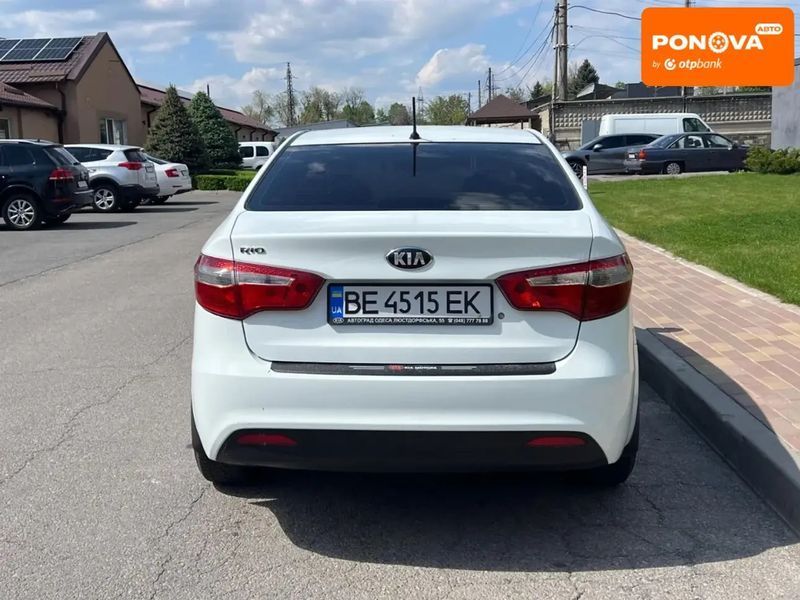 Kia Rio, 2014 р., Бензин, 140 тис. км, Седан, Білий, Дніпро (Дніпропетровськ) AT-10418109 фото