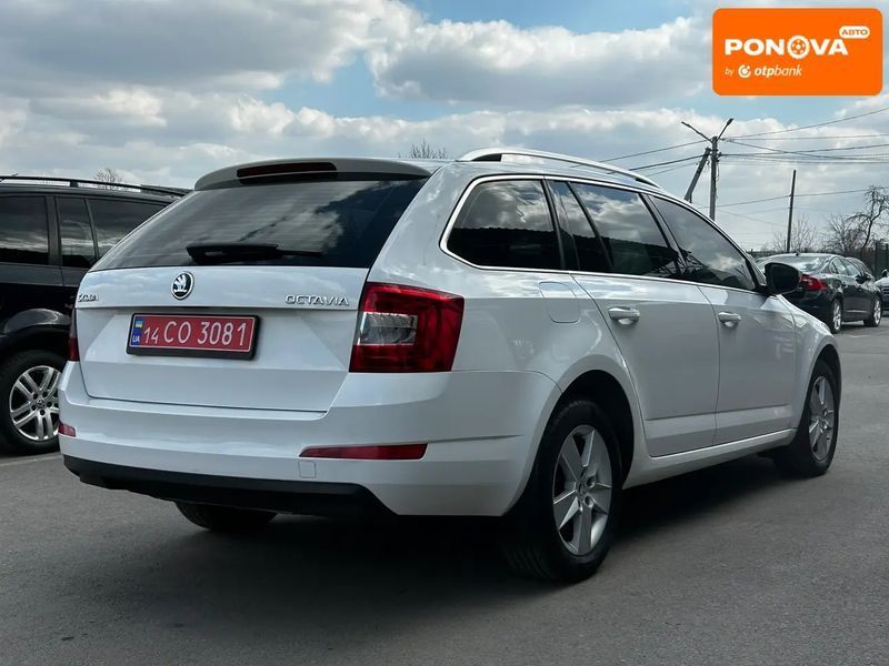 Skoda Octavia, 2015 р., Дизель, 273 тис. км, Універсал, Білий, Житомир AT-10418001 фото
