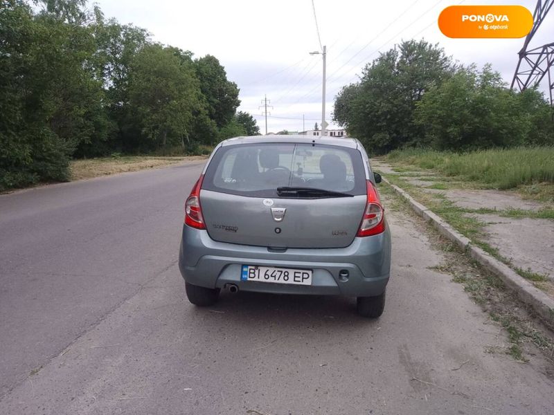 Dacia Sandero, 2009, Бензин, 1.4 л., 225 тыс. км, Хетчбек, Синий, Полтава Cars-Pr-65735 фото