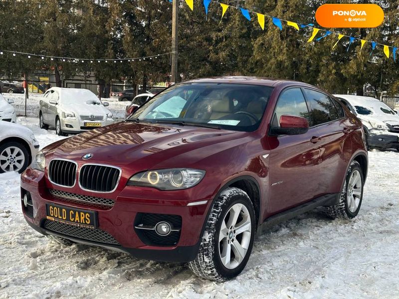 BMW X6, 2010, Дизель, 3 л., 147 тис. км, Позашляховик / Кросовер, Червоний, Львів 18129 фото