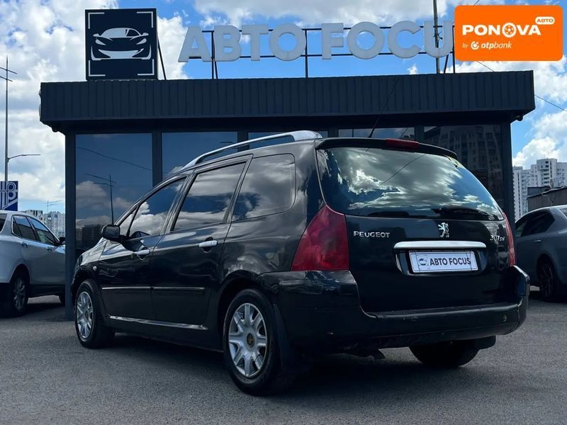 Peugeot 307, 2004 р., Бензин, 177 тис. км, Універсал, Чорний, Київ AT-10422603 фото