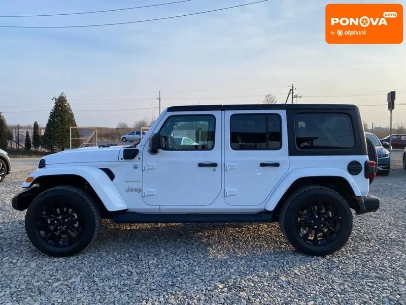 Jeep Wrangler, 2022 р., Гібрид (HEV), 38 тис. км, Позашляховик / Кросовер, Білий, Івано-Франківськ AT-10412438 фото