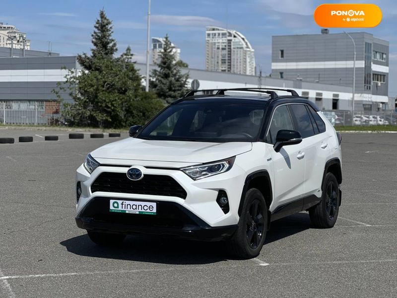 Toyota RAV4, 2021, Гібрид (HEV), 2.49 л., 53 тис. км, Позашляховик / Кросовер, Білий, Київ 108783 фото