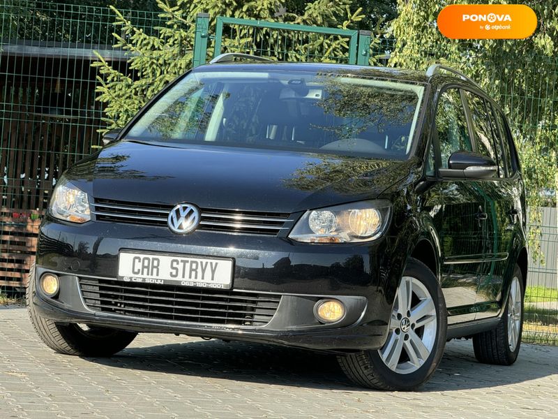Volkswagen Touran, 2012, Дизель, 1.6 л., 237 тис. км, Мінівен, Чорний, Стрий 109375 фото