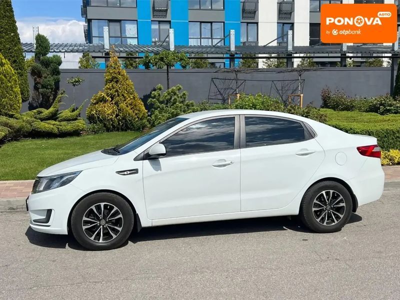 Kia Rio, 2014 р., Бензин, 140 тис. км, Седан, Білий, Дніпро (Дніпропетровськ) AT-10418109 фото