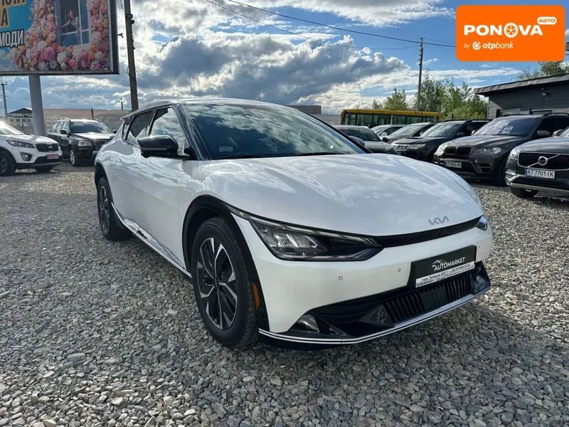 Kia EV6, 2023 р., Електро, 19 тис. км, Універсал, Білий, Івано-Франківськ AT-10416943 фото