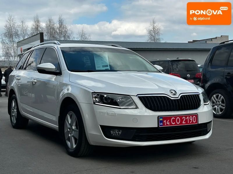 Skoda Octavia, 2015 р., Дизель, 273 тис. км, Універсал, Білий, Житомир AT-10418001 фото