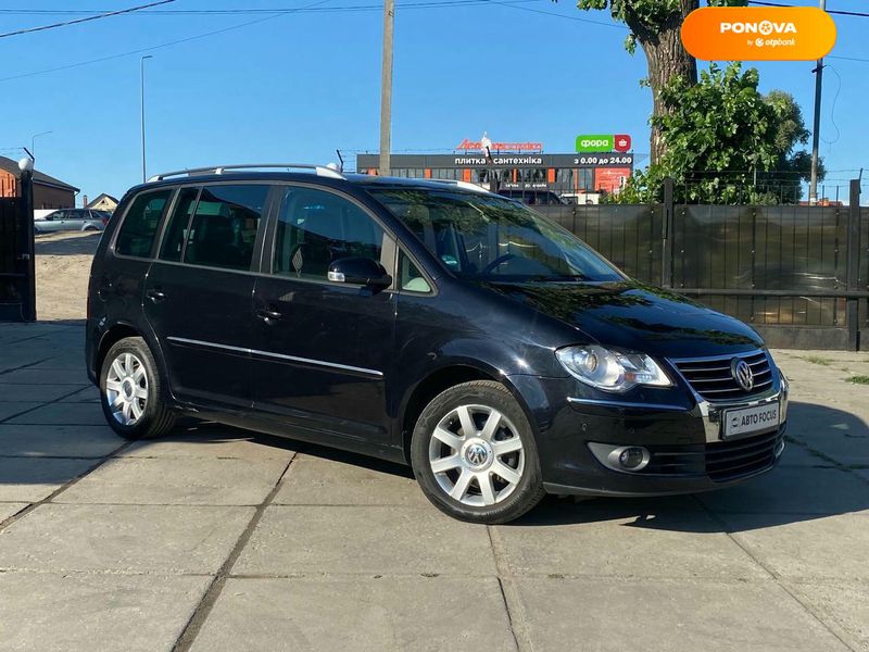 Volkswagen Touran, 2007, Дизель, 266 тис. км, Мінівен, Чорний, Київ 107024 фото