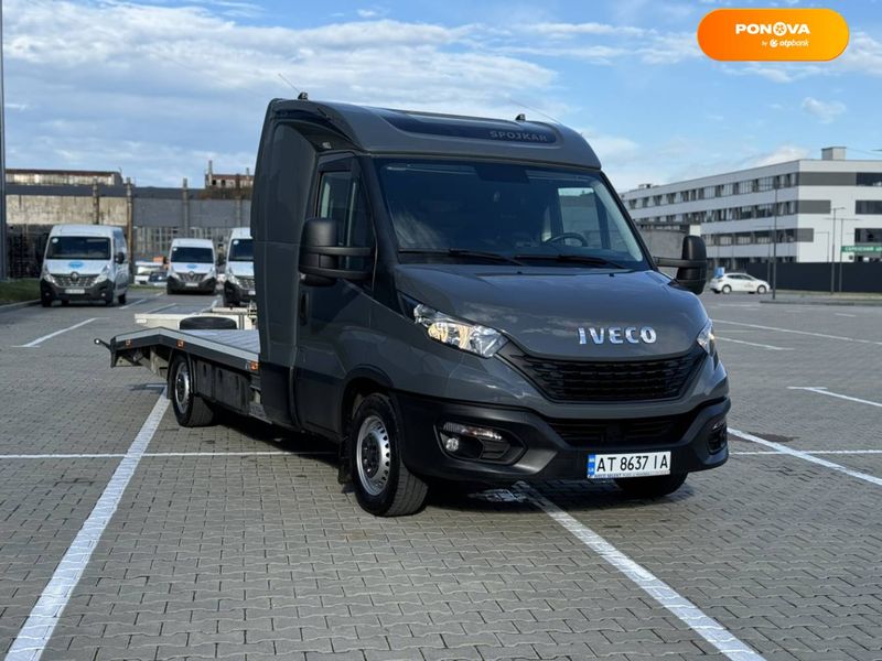 Iveco Daily груз., 2019, Дизель, 3 л., 490 тис. км, Евакуатор, Сірий, Івано-Франківськ 101009 фото