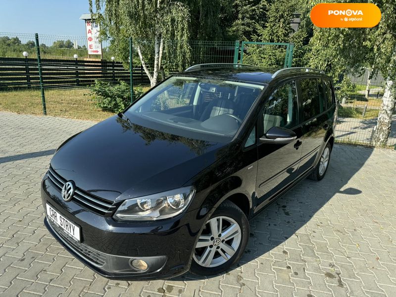 Volkswagen Touran, 2012, Дизель, 1.6 л., 237 тис. км, Мінівен, Чорний, Стрий 109375 фото