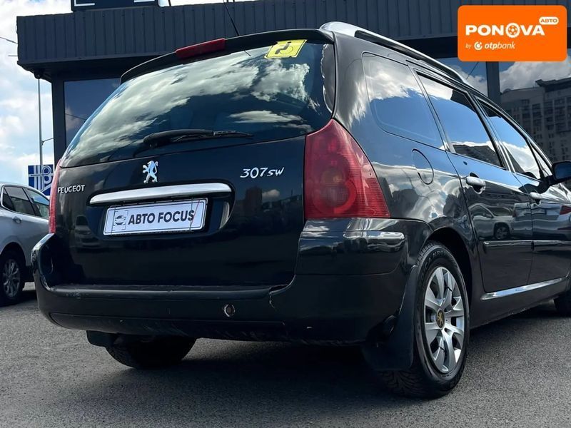 Peugeot 307, 2004 р., Бензин, 177 тис. км, Універсал, Чорний, Київ AT-10422603 фото