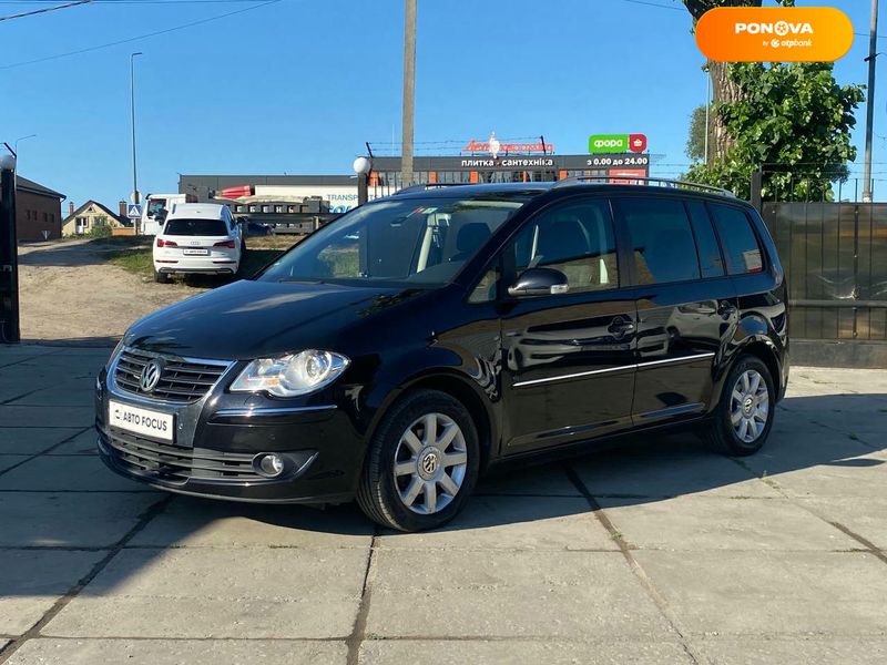 Volkswagen Touran, 2007, Дизель, 266 тис. км, Мінівен, Чорний, Київ 107024 фото