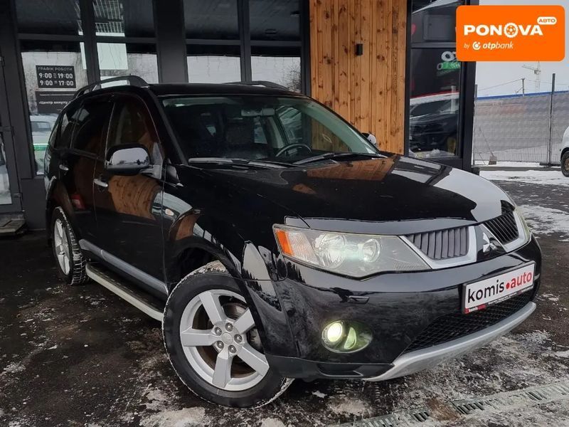 Mitsubishi Outlander XL, 2008 р., Газ пропан-бутан / Бензин, 249 тис. км, Позашляховик / Кросовер, Чорний, Вінниця AT-10409853 фото