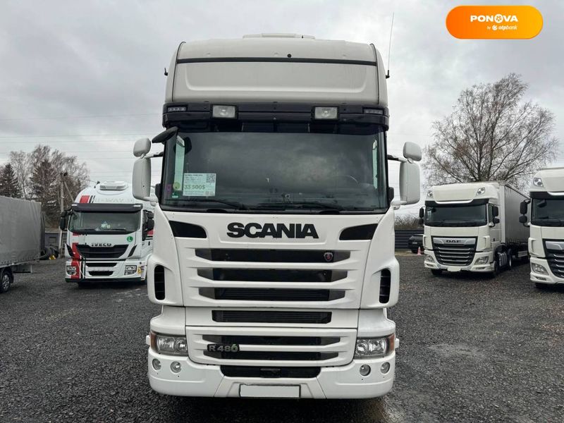 Scania R 480, 2012, Дизель, 12.74 л., 856 тис. км, Тягач, Білий, Ковель 43637 фото