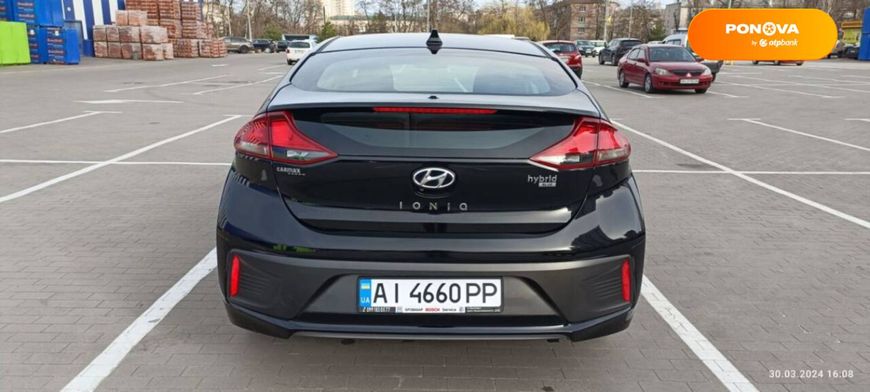 Hyundai Ioniq, 2017, Гібрид (HEV), 1.6 л., 135 тис. км, Хетчбек, Чорний, Київ Cars-Pr-67778 фото