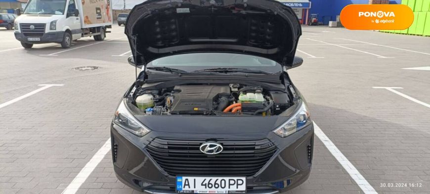 Hyundai Ioniq, 2017, Гібрид (HEV), 1.6 л., 135 тис. км, Хетчбек, Чорний, Київ Cars-Pr-67778 фото