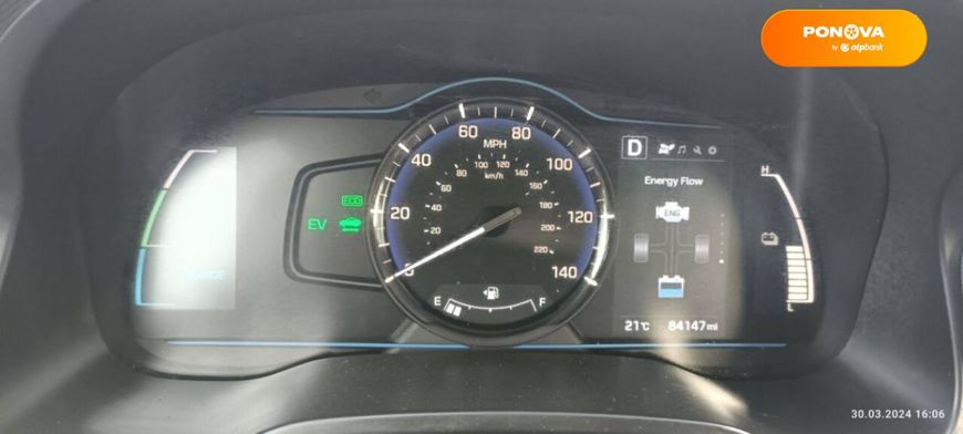 Hyundai Ioniq, 2017, Гибрид (HEV), 1.6 л., 135 тыс. км, Хетчбек, Чорный, Киев Cars-Pr-67778 фото