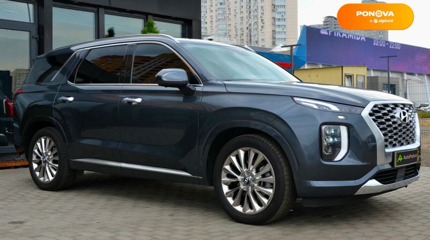 Hyundai Palisade, 2019, Бензин, 3.78 л., 73 тис. км, Позашляховик / Кросовер, Сірий, Київ 102337 фото