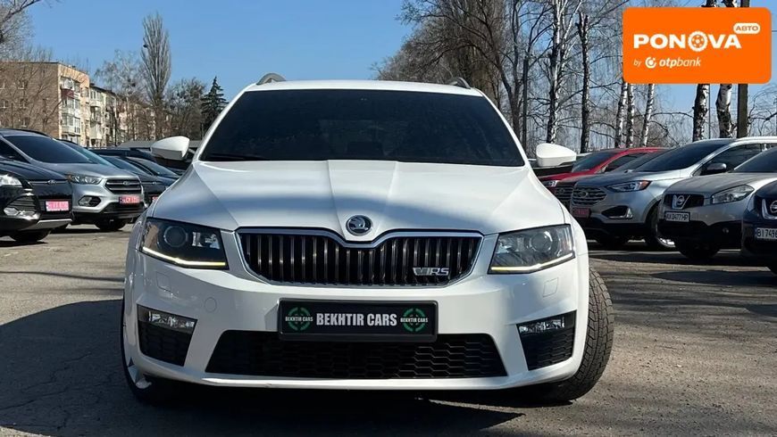 Skoda Octavia, 2014 р., Бензин, 209 тис. км, Універсал, Білий, Полтава AT-10413570 фото