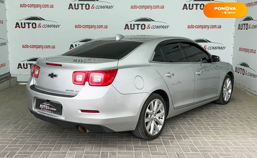 Chevrolet Malibu, 2015, Бензин, 2.5 л., 222 тис. км, Седан, Сірий, Львів 50826 фото