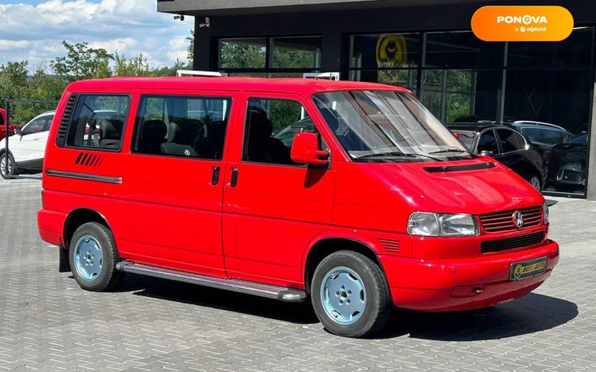 Volkswagen Transporter, 2001, Дизель, 2.46 л., 370 тис. км, Мінівен, Червоний, Чернівці 101267 фото