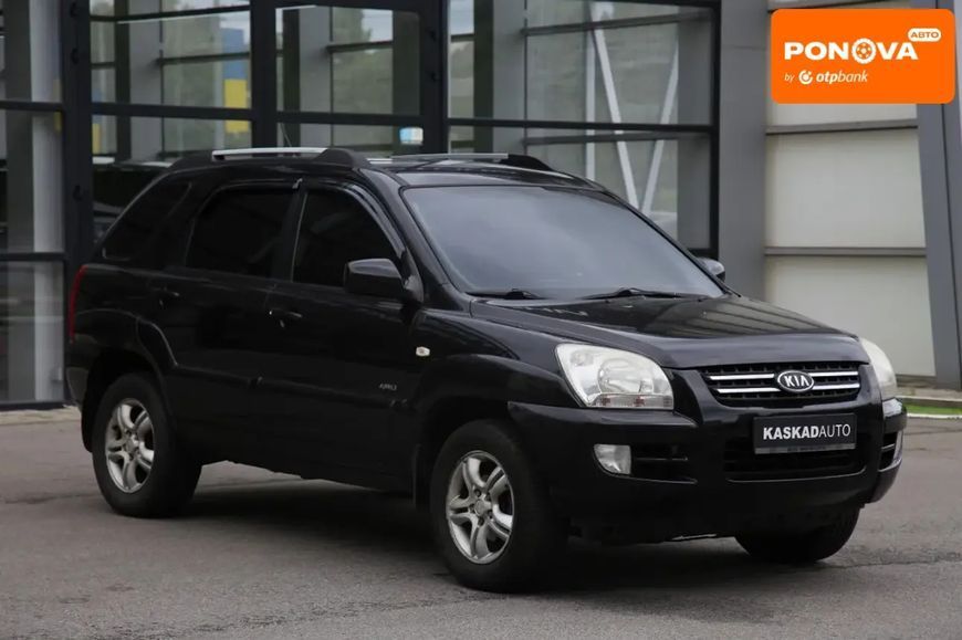 Kia Sportage, 2006 г., Газ пропан-бутан / Бензин, 235 тыс. км, Внедорожник / Кроссовер, Чорный, Харьков AT-10418280 фото
