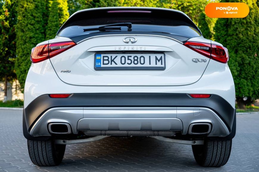 Infiniti QX30, 2017, Бензин, 1.99 л., 41 тыс. км, Внедорожник / Кроссовер, Белый, Киев Cars-Pr-62256 фото