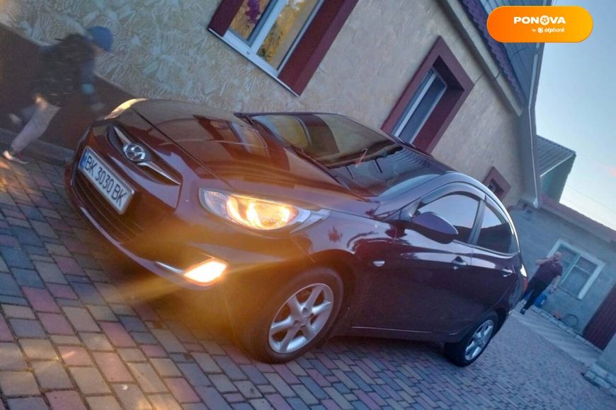 Hyundai Accent, 2011, Бензин, 1.59 л., 297 тыс. км, Седан, Фиолетовый, Ровно Cars-Pr-68708 фото