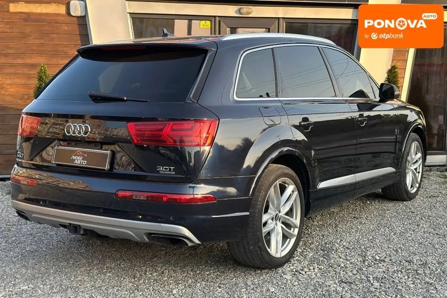 Audi Q7, 2016 р., Бензин, 201 тис. км, Позашляховик / Кросовер, Синій, Івано-Франківськ AT-10401755 фото