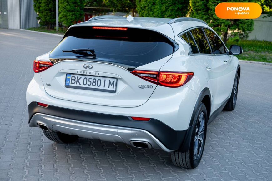 Infiniti QX30, 2017, Бензин, 1.99 л., 41 тис. км, Позашляховик / Кросовер, Білий, Київ Cars-Pr-62256 фото