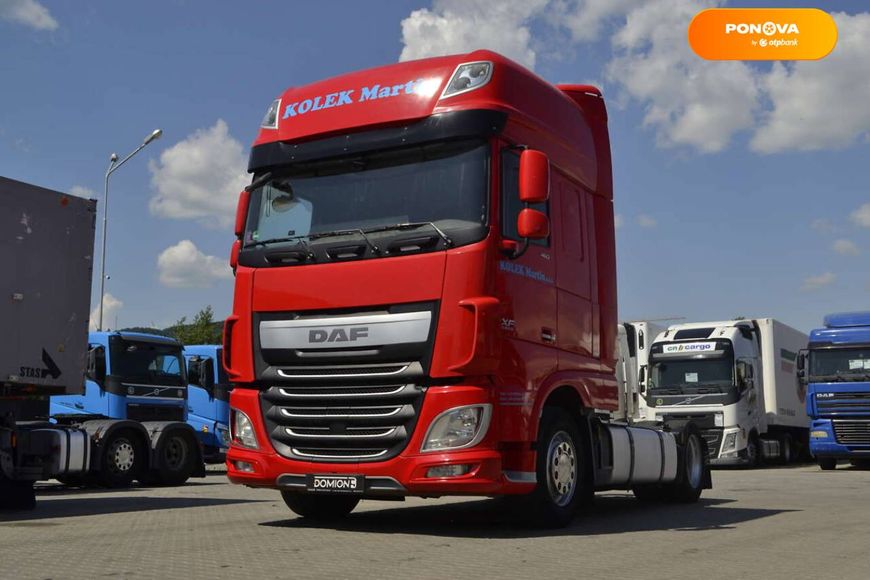 DAF XF, 2016, Дизель, 12.9 л., 887 тыс. км, Тягач, Красный, Хуст 45260 фото